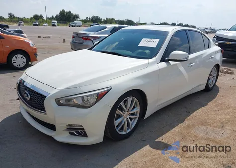 2015 Infiniti Q50 Premium from USA, damaged, VIN JN1BV7AP9FM354764